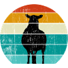 Sheep Retro Sunset Lamb Sheep