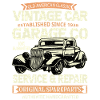 Cool amerikanske bil skjorte Hotroad Design Vintage Bil