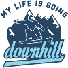Downhill Snowboarding