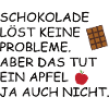 Schokolade | Lustiger Spruch