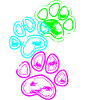 Neon Paw Design