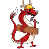 Chinese dragon at work