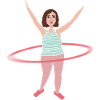 Hula-Hoop Figure