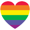MINIMALISM RAINBOW HEART