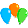 Ballons de fête d’anniversaire