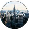 New York Skyline Lettering