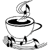 Coffee cup music