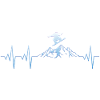 Snowboarder Snowboard Heartbeat