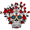 Flowery skull