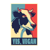 COW POSTER VEGAN