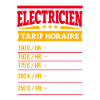 TARIF HORAIRE ÉLECTRICIEN
