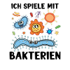 Mikrobiologe Mikrobiologie : spiele mit Bakterien