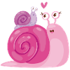 Funny snails in love