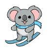 Koala-Skifahren