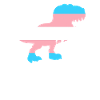 Transgender Dinosaur Transgender Trans Gift