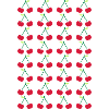 Little Cherries Stencil Pattern