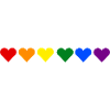 lgbt rainbow heart