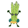 Lustiger Spargel