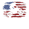 Motocross Dirt Bike American Flag