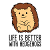 Life Is better With Hedgehogs