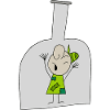 Boy in bottle