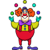 Karneval Fasching Clown