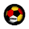 Germany Flags Soccer Illustration