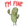 Im Fine cute cucumber