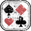Pik Karo Heart Cross używane szukać dla graczy w pokera