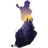 finnish map and landscape