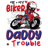 Me + My Biker Daddy = Trouble Onesie