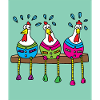 Crazy chickens funny chicken