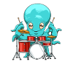 Squid Drummer