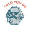 Told you so Cadeau Karl Marx Marx marxisme Chemnitz