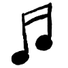Note (logo small, black)