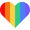 Rainbow heart