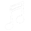 Note (logo petit, blanc)