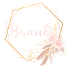 Pinke Blumen Boho - Braut
