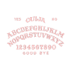 Rosa Ouija Board Kunstdruck