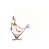 Yes I talk to chickens