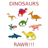Dinosaur Pattern Rawr Dinosaur Dinosaurs