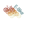 E-Bike, E-MTB, Retro Sunset E-Biker