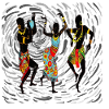 African silhouette
