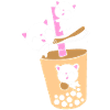 Boba Thé Bubble Chat