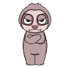 Sloth annoyed