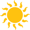 Bright sun