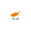 Cyprus Flag Heart