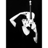 Pierrot with violin