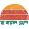Sunset Skyline Silhouette