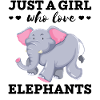 Elephant Gift Birthday Saying Women